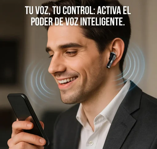Cod. 132 Aud&iacute;fonos AOC ACT1501BK / Bluetooth&reg; 6.0 / Touch Intelligent / Cancelaci&oacute;n Activa ANC / Bat. 350mAh, USB-C