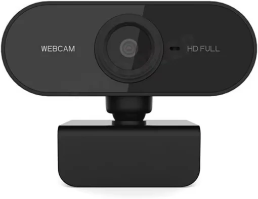 Cod. 053 WebCam PIN PC-12 / FullHD 1080p, 30fps / Micrófono Integrado / USB 2.0 / Clip universal