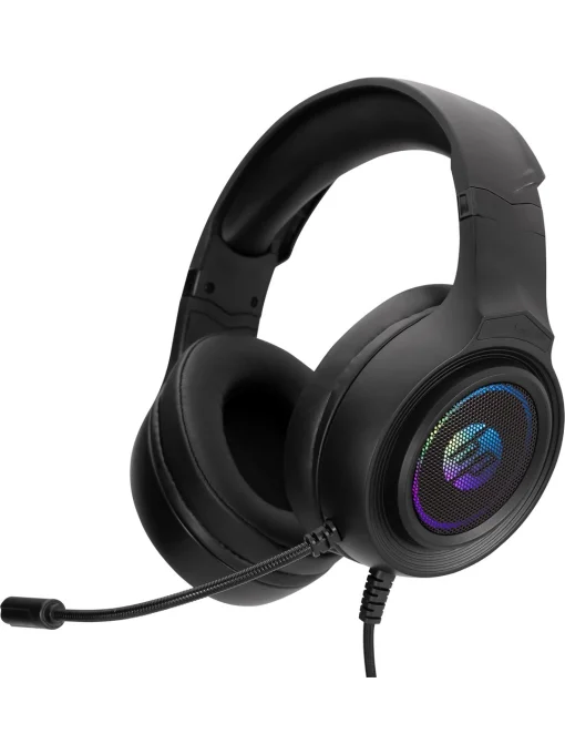 Cod. H:116 Headphone HP DHE-8008U Gamer 7.1 Estéreo / Led RGB dinámico / Mic. flexible / control total en cable / Interfaz USB / Cable trenzado 1.85 m