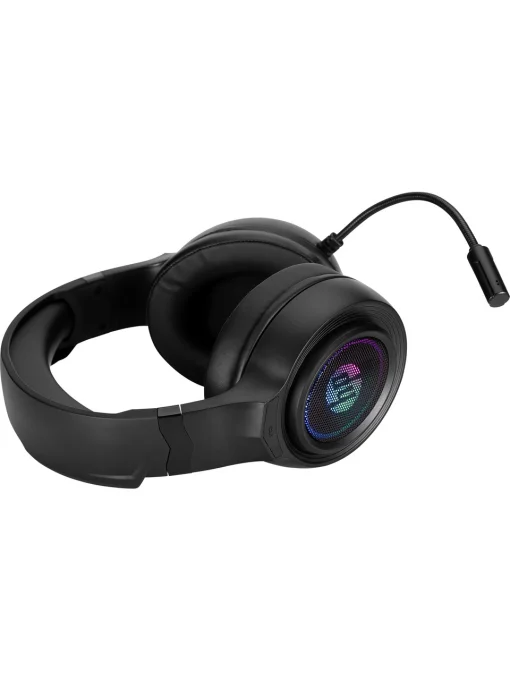 Cod. H:116 Headphone HP DHE-8008U Gamer 7.1 Estéreo / Led RGB dinámico / Mic. flexible / control total en cable / Interfaz USB / Cable trenzado 1.85 m