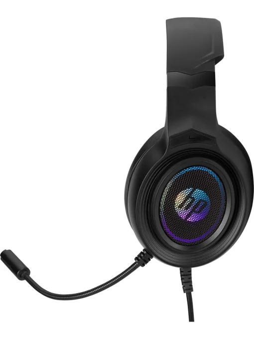 Cod. H:116 Headphone HP DHE-8008U Gamer 7.1 Estéreo / Led RGB dinámico / Mic. flexible / control total en cable / Interfaz USB / Cable trenzado 1.85 m