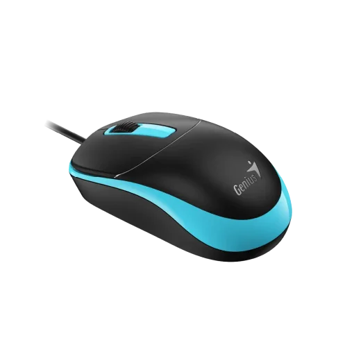 Cod. G:287 Mouse Genius Óptico DX-123 / USB-A / 1200DPI / Negro/azul