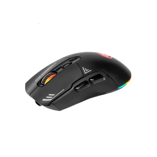 Cod. GM:231  Mouse MARVO Duke 20 M803W WK / Modo Dual (Wireless 2.4G + Cableado) / 4800DPI / Iluminación RGB (14 modos) / 7 botones / batería 500mAh recargable USB-C