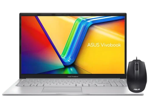 Cod. AS:1736 ASUS VivoBook 15 X1504VA / Intel&reg; Core&trade; i5-1334U 13va. Gen / 12GB / 512GB NVMe&trade; SSD / 15.6" FHD / Sin Sistema (OS) / Wi-Fi 6E&amp; BT 5.3 / Lector de Huellas / Teclado Espa&ntilde;ol alfanum&eacute;rico / Cool Silver + Mouse&nbsp;Asus