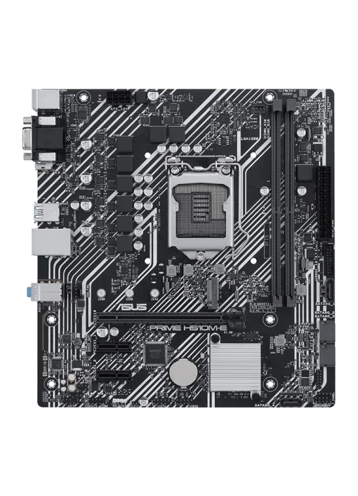 Cod. 149 Mainboard ASUS PRIME H810M-E / mATX / Intel&reg;&nbsp;Core&trade; Ultra (Series 2), LGA1851 / 2*DDR5 / 2*M.2&nbsp;PCIe 4.0, 4*Sata 6Gb/s / 1*HDMI&trade;, 2*DisplayPort / 2*USB-A 5 Gbps, 4*USB-A 2.0 / PCIe&nbsp;4.0 x16 / 1Gb Ethernet / Aura Sync RGB Gen 2