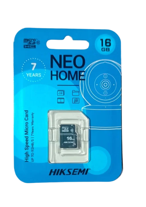 Cod. 273 Micro SD HIKSEMI Neo D1 / 16GB / Clase 10 / escritura 15MB/s - 92MB/s lectura