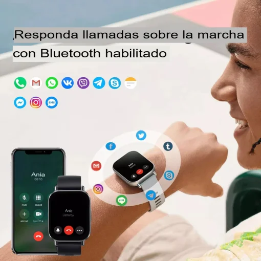 Cod. 1162 SmartWatch Xiaomi Redmi Watch 5 Active (Silver) / HyperOS / LLamadas BT&reg; V5.3 / LCD 2" / +140 modos deportivos / Monitoreo Salud: Pulso, SpO2 y sue&ntilde;o / Resistente al agua (5ATM) / Bat. 470mAh (18 d&iacute;as)