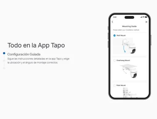 Cod. 410 C&aacute;mara Smart TP-Link Tapo C530WS 3K 5MP 360&ordm; P/Exterior / Visi&oacute;n Nocturna Color Starlight / Detecci&oacute;n Smart-AI (pers. masc. veh. L&iacute;nea) seg. movimiento / Audio bidireccional / Alarma de Luz y sonido&nbsp;Personalizable / Soporta microSD 512GB / Compat