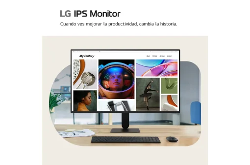 Cod. 131 Monitor LG 27U411A-B 27", IPS, FHD, 120Hz / &nbsp;HDR10 y sRGB 99% (t&iacute;p.) / Black Stabilizer / Dynamic Action Sync / HDMI 2.0, VGA / Dise&ntilde;o sin bodes / Base delgada / compatible VESA