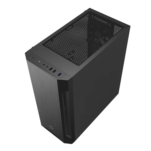 Cod. G:202 Case Gaming GAMEMAX Fortress TG A362 Black / controlador de ventilador V1.4 PWM / tapa lateral vidrio templado / 2*USB 2.0 + 1*USB 3.0 /HD audio / 3 ventiladores 12cm (1*posterior , 2*frontal)