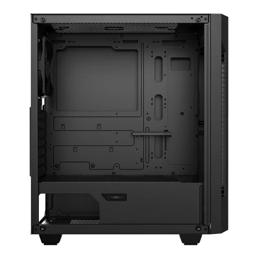 Cod. G:202 Case Gaming GAMEMAX Fortress TG A362 Black / controlador de ventilador V1.4 PWM / tapa lateral vidrio templado / 2*USB 2.0 + 1*USB 3.0 /HD audio / 3 ventiladores 12cm (1*posterior , 2*frontal)