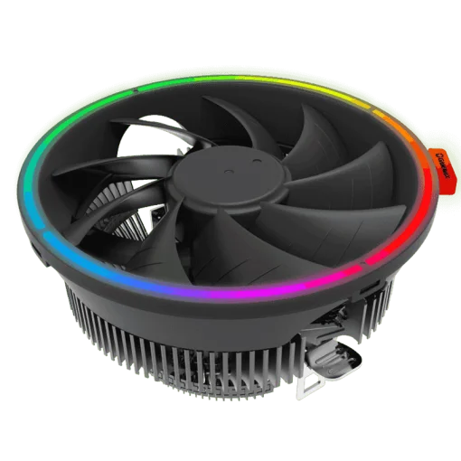 Cod. B:118  Ventilador para CPU GAMEMAX GAMMA 200 /Efecto de luz Rainbow ARGB / Parte inferior de cobre / PWM de 4 pines / Compatible con procesadores Intel  LGA 1700 y AMD AM4/AM3