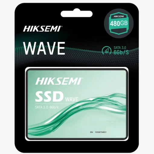 Cod. 509 SSD HIKSEMI 480GB WAVE(S) / 2.5&quot; / SATA 6Gb/s Escritura 550 MB/s y 470 MB/s Lectura