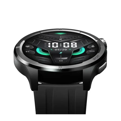 Cod. 1160 SmartWatch HAYLOU Solar Neo HF008 Black / LLamadas BT 5.3 / Pantalla HD 1.53" / +120 modos deportivos / Monitoreo de salud / IP68 / Bat. 300mAh (7-30 dias) / Incl.&nbsp;2 correas
