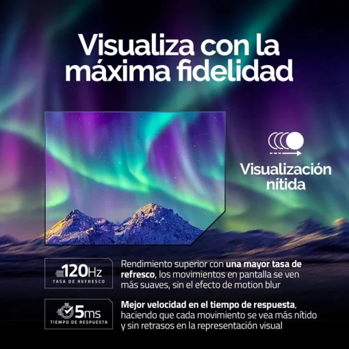 Cod. 135 Monitor Indurama Vortix Nova 27" FHD 120Hz, 5ms IPS / Cuidado visual / 1*DisplayPort, 1*HDMI(incl.Cable) / Compatible VESA (100 mm)