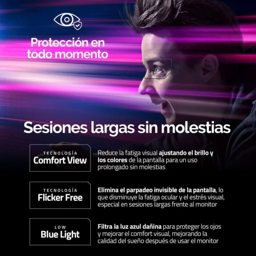 Cod. 135 Monitor Indurama Vortix Nova 27" FHD 120Hz, 5ms IPS / Cuidado visual / 1*DisplayPort, 1*HDMI(incl.Cable) / Compatible VESA (100 mm)