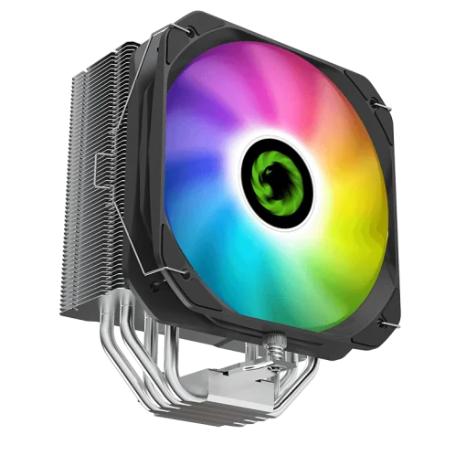 Cod. B:120 Air Cooler P/CPU GAMEMAX SIGMA 540 ARGB / 4 tubos térmicos / HDT 3.0 / TDP-200W / acabado niquelado / compatible: Intel LGA1700/1200/115X y AMD AM5/AM4 / ARGB Aura 5V 3pin, PWM 4 pines