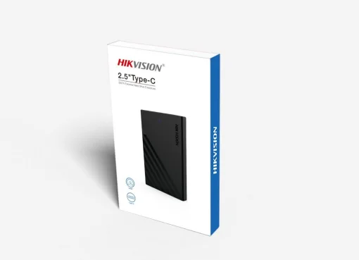 Cod. 026 Capsula Hikvision para Disco Duro 2.5&quot; HDD/SSD / Interfaz USB 3.1Tipo-C, 6 Gbps/ Data Sync Speed / Black