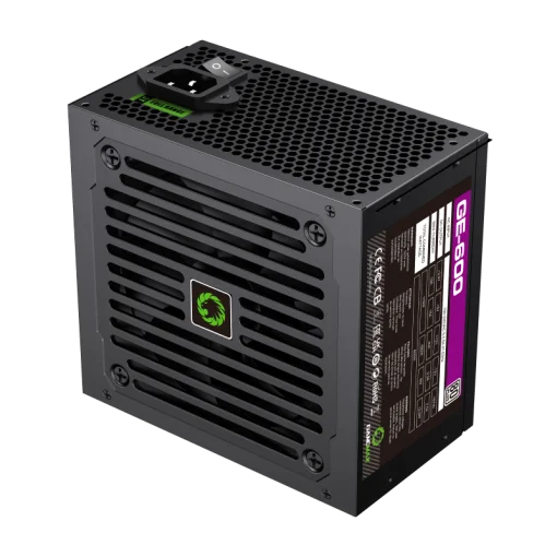 Cod. 121 Fuente de Poder GAMEMAX GE-600 / Alta eficiencia 80 Plus / 600Watts / 12CM Ventilador / ATX P/PC
