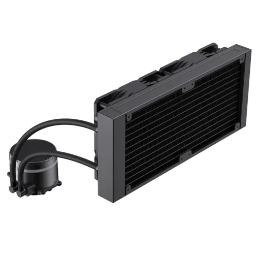 Cod. B:157  Sistema de Enfriamiento Líquido GAMEMAX ICEBURG 240 Infinity / FAN 2*120MM PWM / Sincronización ARGB AURA Sync / Conector 5V, 3 pines / 12V 4 pines / Compatible; Intel LGA 1851/1700 y AMD AM5 / ARGB