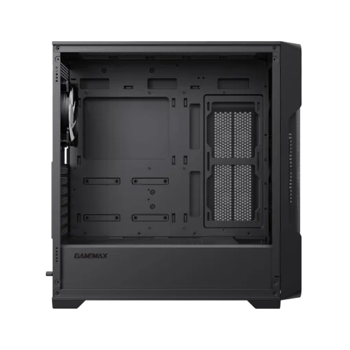 Cod. 289 Case Gaming GAMEMAX Siege BK / E-ATX /lateral y vidrio templado / frontal malla / 1*USB3.0 + 2*USB2.0 / HD audio / Incluye: 4*ventiladores 12mm. ARGB