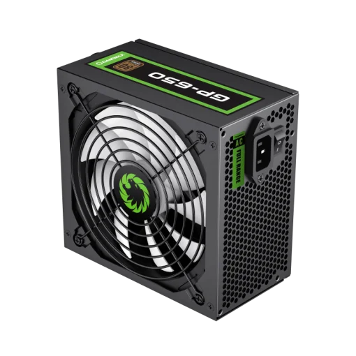 Cod. G:096 Fuente de Poder GAMEMAX GP-650-P4 / Certificado 80 Plus Bronze /14CM Ventilador/ATX P/PC