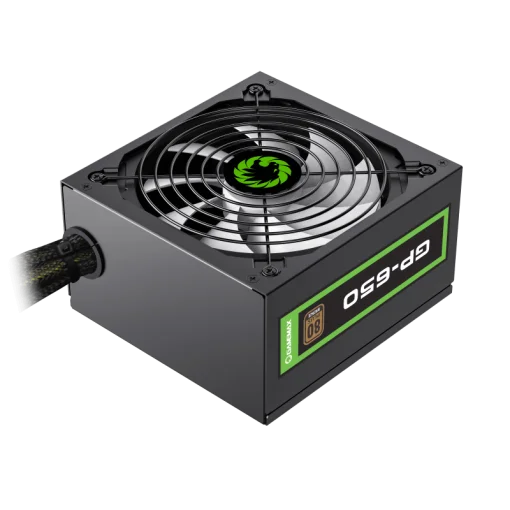 Cod. G:096 Fuente de Poder GAMEMAX GP-650-P4 / Certificado 80 Plus Bronze /14CM Ventilador/ATX P/PC