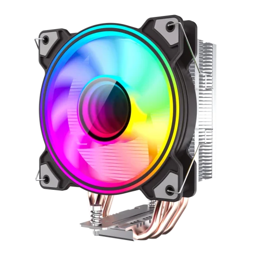Cod.152 COOLER CPU GAMEMAX ICE BLADE ARGB / ARGB Infinito / TDP: 190W / doble anillo 120mm / 4*Heatpipes cobre / Compatible: Intel LGA1700/115X/1200, AMD AM5/AM4 / PWM 4 pines