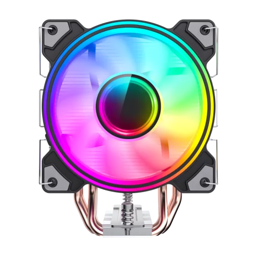 Cod.152 COOLER CPU GAMEMAX ICE BLADE ARGB / ARGB Infinito / TDP: 190W / doble anillo 120mm / 4*Heatpipes cobre / Compatible: Intel LGA1700/115X/1200, AMD AM5/AM4 / PWM 4 pines