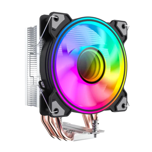 Cod.152 COOLER CPU GAMEMAX ICE BLADE ARGB / ARGB Infinito / TDP: 190W / doble anillo 120mm / 4*Heatpipes cobre / Compatible: Intel LGA1700/115X/1200, AMD AM5/AM4 / PWM 4 pines