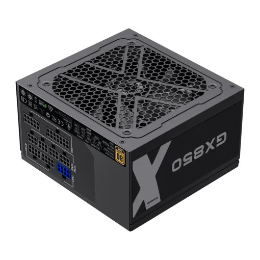 Cod. G:115 Fuente de Poder GAMEMAX GX-850 Modular / Certificado 80 Plus Gold /850Watts/12CM Ventilador /100-240V/ATX P/PC