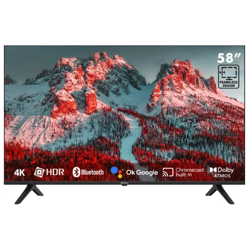 Cod. 134 Smart TV INNOVA 58" 4K Ultra HD IN-TVLED-58GUHD-MP / Google TV / Wi-FI &amp; Bluetooth / Dolby Audio / Control remoto por voz