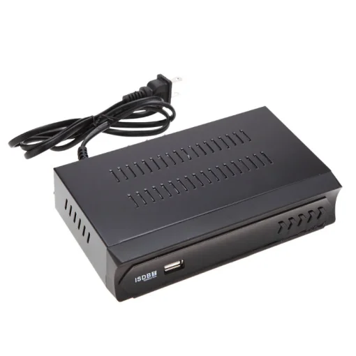 Cod. 896 Sintonizador de canales digitales terrestre Full HD 1080p  TV-KM010 ISDB-T para Televisiones con entrada: RCA, HDMI o Coaxial /  Reproductor Multimedia USB