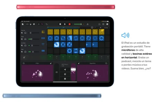 Cod. 133 Apple iPad 11"&nbsp;Liquid&nbsp;Retina (Chip A16) 128GB / iPadOS / Wi-Fi 6, BT 5.3 / C&aacute;m. post. 12MP, Selfie 12MP (Horiz.)&nbsp;/ Desbloqueo Touch ID / USB-C, 20W / MD3Y4LL/A - Silver