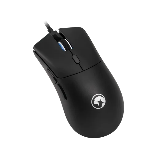 Cod. GM:237  Mouse MARVO Niro 40 BK (G950) / 12000DPI / Ergonómico / Sensor PMW3327 / USB / Cable trenzado desmontable 1.5 m / 6 Botones (programables) / Larga duración (20 millones de clic)