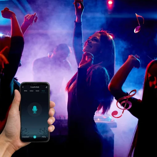 Cod. L:1027 Foco Smart WIFI 015B de 220V 9W Multicolor RGB 2700K- 6500K  / Programación de horarios / Intensidad regulable / Control por APP / Compatible con Alexa o Google Home