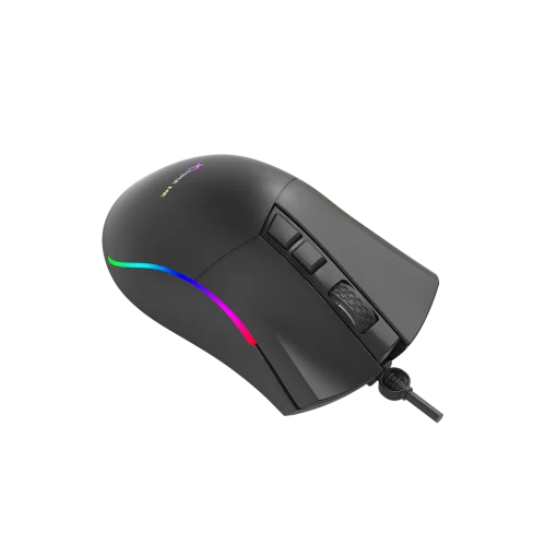 Cod. GX:188  Mouse Gaming XTRIKE-ME GM-226 / Driver Programable / Iluminación RGB (13 Efectos) / USB, Cable trenzado:1.5 mt. / 7200 DPI / 7 botones
