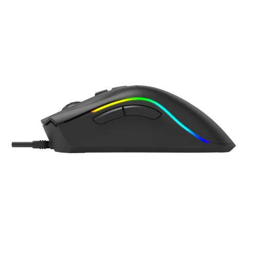 Cod. GX:188  Mouse Gaming XTRIKE-ME GM-226 / Driver Programable / Iluminación RGB (13 Efectos) / USB, Cable trenzado:1.5 mt. / 7200 DPI / 7 botones