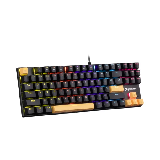 Cod. 259 Teclado Mec&aacute;nico TKL Xtrike Me GK-989 / Switch Rojo / 88 teclas Double-Shot Injection / Retroiluminado Rainbow (12 modos) / 26 teclas anti-ghosting / Cable USB-A 1.6m / Espa&ntilde;ol
