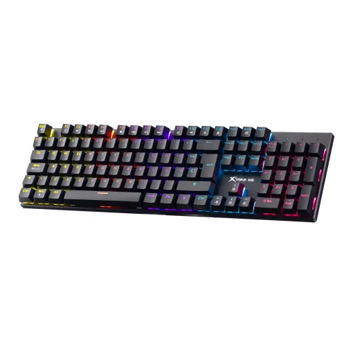 Cod. 293 Teclado Mec&aacute;nico Xtrike Me GK-803 SP / Switch Rojo / 105 teclas (26 teclas anti-ghosting), FN Multimedia / Retroiluminado Rainbow (17 modos) / Cable USB-A 1.6m / Espa&ntilde;ol
