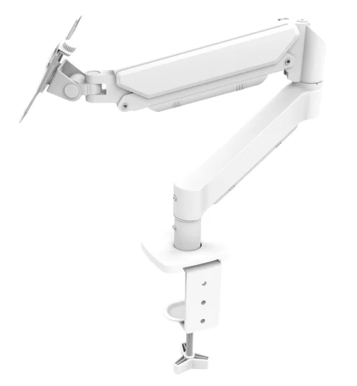 Cod. 1109 Soporte para Monitor de Escritorio Xtrike Me HT-20 WT / 13 a 32&quot;, hasta 9.5 Kg / Giro ±90°, rotacion 360° / Ajustable en mesa / vesa 75*75 a 100*100 / Blanco