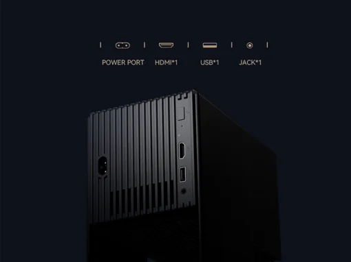 Cod. 062 Proyector Smart Wanbo Cube 2 Pro - by Xiaomi / FHD 1080P / OS Android TV 11 / 500 Ansi / Altavoz 8 W / HDMI, USB, Jack 3.5mm / Rotaci&oacute;n de card&aacute;n 230&deg;