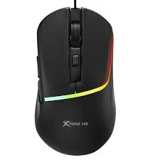 Cod. 290  Mouse XTRIKE-ME GM-322 BK / 7200 DPI / Iluminación 7 colores / USB, Cable:1.5 mt. / 7 botones / negro