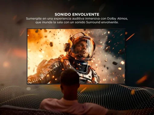 Cod. 119 Smart TV RCA 55&quot; QLED 4K Ultra HD / Google TV / HDR / 3*HDMI, 2*USB / Wi-FI 5 / Dolby Audio / Control remoto por voz