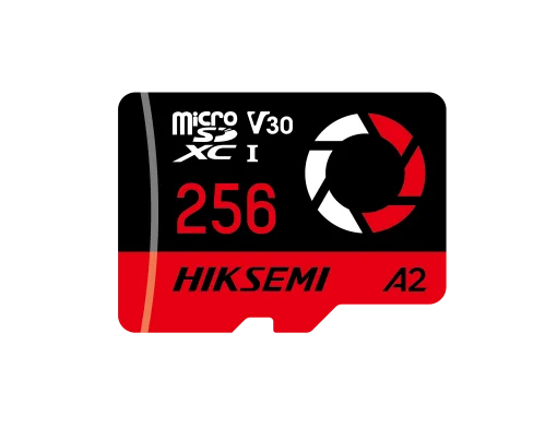 Cod. 246 Micro SD HIKSEMI Capture 4K clase 10 V30 256GB / Espacial P/Drones, Videojuegos, Cámaras Video grabación en 4K UHD / Lectura 180MB/s y escritura 150MB/s