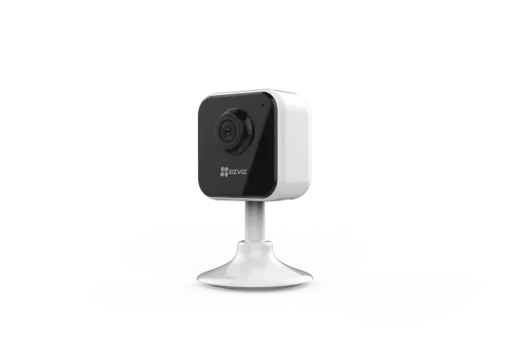 Cod. 274 Mini Cámara Smart Wi-Fi EZVIZ H1c Full HD 2MP, 1080p / Detector de movimiento y humanos con Visión nocturna hasta 10mt. / Audio bidireccional / almacenamiento microSD (hasta 512GB) / USB- tipo-C / base magnética / compatible: Alexa y google home