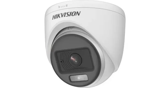 Cod. 260 Cámara con Micrófono Integrado HIKVISION ColorVU DS-2CE70DF0T-PFS / 2 MP / Imágenes a color 24horas / Tipo Domo / 3D DNR / Iluminación Inteligente: 20 metros / Plástico / DC 12V