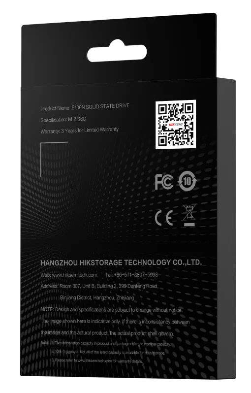 Cod. SM:464 SSD M.2 HIKSEMI CITY E100N 1024GB / 560MB/s Lectura y escritura 510MB/s / 2280 / SATA 6Gb/s