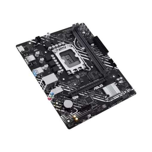 Cod. 144 Mainboard ASUS Prime H610M-F D4 R2.0 / 14va., 13va. y 12va. Gen. / LGA 1700 / micro-ATX / 2*DDR4 3200MHz / 1*M.2, 2*Sata / HDMI / USB-A 5 Gbps / PCIe 4.0 x16 / Realtek GbE LAN