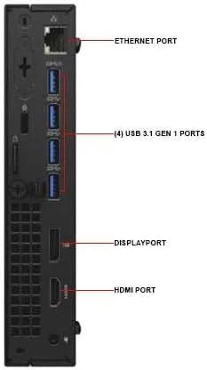 Cod. 205 CPU Dell Optiplex 7050 Micro (Off Lease) / Intel&reg; Core&trade; i5-6600T,&nbsp; 2.7GHz / 16GB DDR4 / 256GB SSD / Windows 11 Pro / Incl. teclado y Mouse USB.